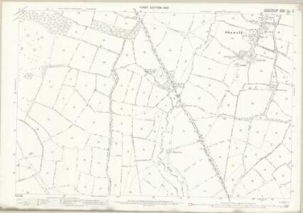 Leicestershire LII.12 (includes: Catthorpe; Churchover; Newton and Biggin; Shawell) - 25 Inch Map