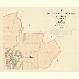 BÖhmisch Hause (Husowa) - m1859-1-002 - Kaiserpflichtexemplar der Landkarten des stabilen Katasters