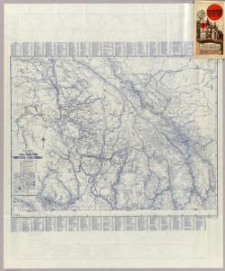 Rand McNally Official 1925 Auto Trails Map British Colombia.