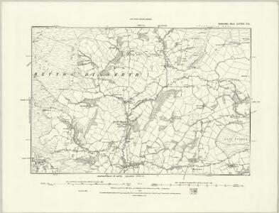 Radnorshire XXVIII.NW - OS Six-Inch Map