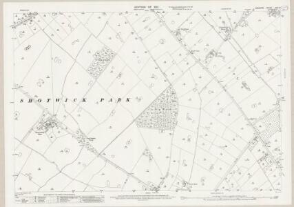Cheshire XXXI.13 (includes: Capenhurst; Mollington; Saughall; Shotwick Park; Woodbank) - 25 Inch Map