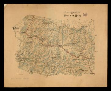 Mapa provisional del Valle de Arán / calculado, dibujado e impreso en cinco dias por el personal del S.G.