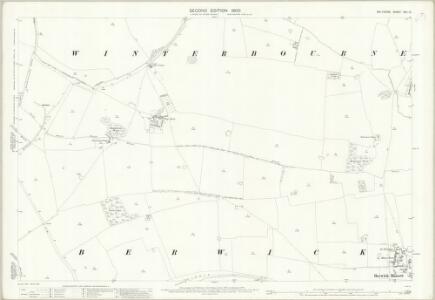 Wiltshire XXII.13 (includes: Berwick Bassett; Cherhill; Clyffe Pypard; Hilmarton; Winterbourne Bassett) - 25 Inch Map