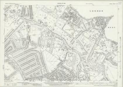 Surrey VIII.14 (includes: Croydon St John The Baptist; Lambeth St Mary) - 25 Inch Map