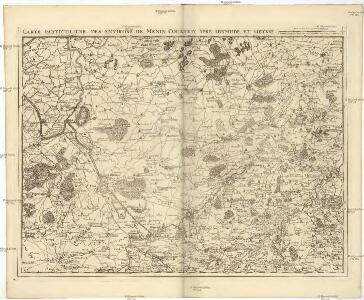 Carte particuliere des environs de Menin, Courtray, Ypre, Dixmunde, et Deynse