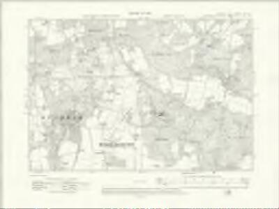 Sussex XXI.NE - OS Six-Inch Map