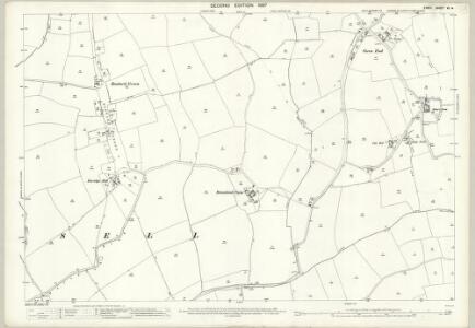 Essex (1st Ed/Rev 1862-96) XV.14 (includes: Lindsell; Little Bardfield; Stebbing) - 25 Inch Map