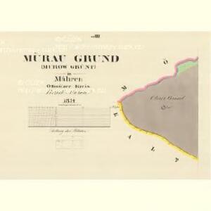 Mürau Grund (Murow Grünt) - m1817-1-004 - Kaiserpflichtexemplar der Landkarten des stabilen Katasters
