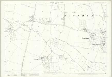 Gloucestershire XIX.16 (includes: Prestbury; Southam; Swindon) - 25 Inch Map