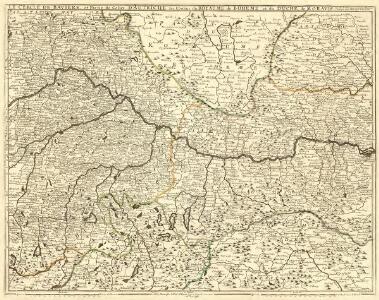 Le Cercle de Baviere, et Partie de Celuy D'Autriche, les Confins du Royaume de Boheme et du Duché de Moravie
