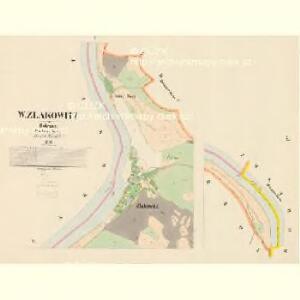W. Zlakowitz - c5511-1-001 - Kaiserpflichtexemplar der Landkarten des stabilen Katasters