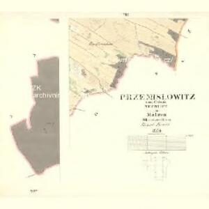 Przemislowitz - m2452-1-008 - Kaiserpflichtexemplar der Landkarten des stabilen Katasters