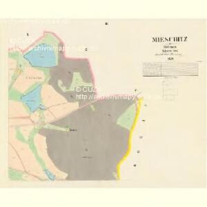 Mieschitz - c4613-1-003 - Kaiserpflichtexemplar der Landkarten des stabilen Katasters