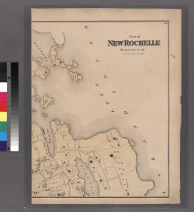 Plates 57 & 58: Part of New Rochelle, Westchester Co. N.Y.