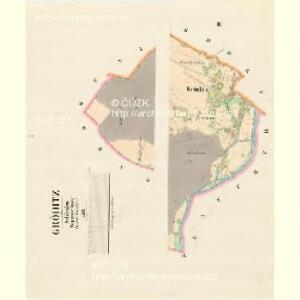 Gröditz - m0886-1-001 - Kaiserpflichtexemplar der Landkarten des stabilen Katasters