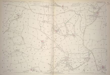 Devon LVI.1 (includes: Cadbury; Cadeleigh; Cheriton Fitzpaine) - 25 Inch Map