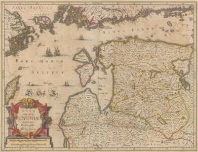 Nova Totius Livoniae accurata Descriptio. [Karte], in: Novus atlas absolutissimus, Bd. 1, S. 67.
