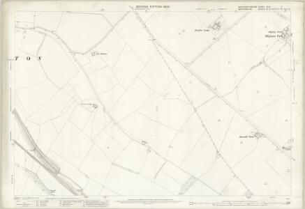 Northamptonshire XLVII.2 (includes: Newton Bromswold; Podington; Rushden; Wymington) - 25 Inch Map