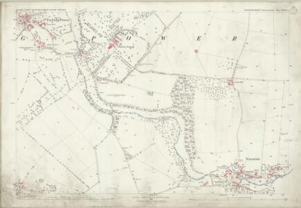 Gloucestershire XXVIII.2 (includes: Guiting Power; Naunton) - 25 Inch Map