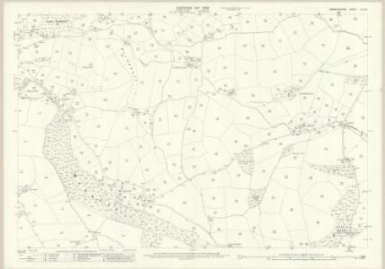 Denbighshire XLIV.6 (includes: Llangedwyn; Llansilin) - 25 Inch Map