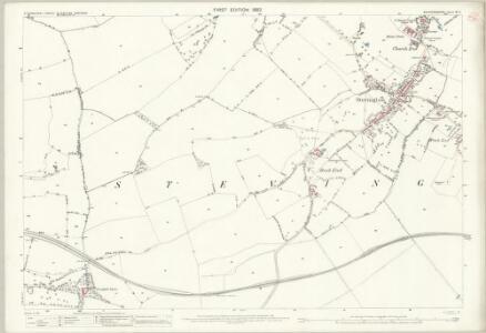 Bedfordshire XI.5 (includes: Carlton and Chellington; Stevington; Turvey) - 25 Inch Map