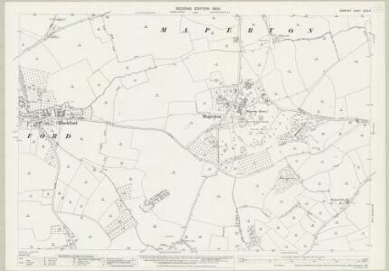 Somerset LXXV.6 (includes: Charlton Horethorne; Compton Pauncefoot; Holton; Maperton; North Cheriton) - 25 Inch Map