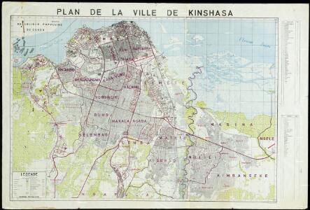 Plan de ville de Kinshasa