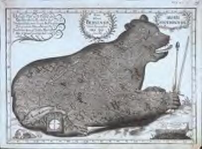 Nova ditionis Bernensis tabula geographica ursi effigie delineata