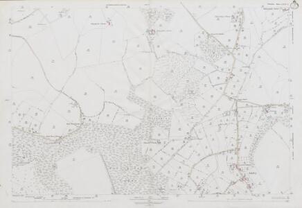 Wiltshire LXIX.3 (includes: Ansty; Donhead St Andrew; Swallowcliffe; Tisbury) - 25 Inch Map