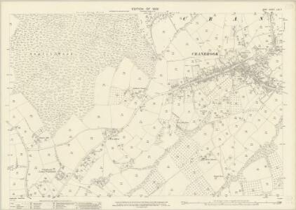 Kent LXX.7 (includes: Cranbrook) - 25 Inch Map