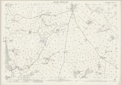 Cardiganshire XL.9 (includes: Llandysul; Llangynllo; Orllwyn Teifi) - 25 Inch Map