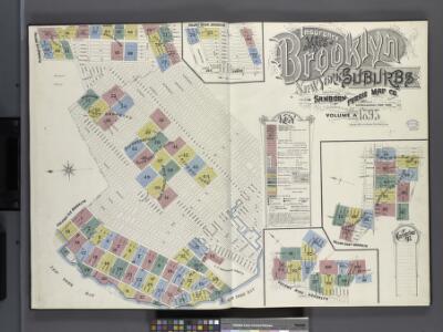 Insurance Maps of Brooklyn New York Sanborn Perris map co. 113, Broadway, New York. Volume 