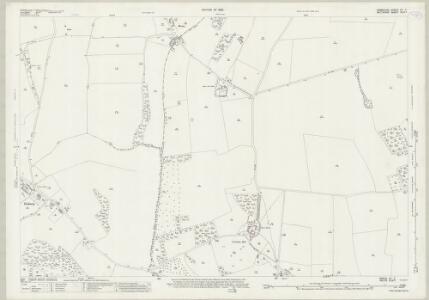 Wiltshire XLIII.7 (includes: Buttermere; Shalbourne; Tidcombe and Fosbury; Vernhams Dean) - 25 Inch Map