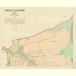 Nieder Ullersdorf - c1353-1-001 - Kaiserpflichtexemplar der Landkarten des stabilen Katasters
