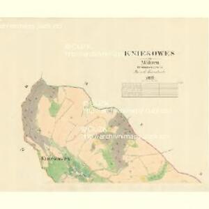 Kniesowes - m1210-1-001 - Kaiserpflichtexemplar der Landkarten des stabilen Katasters