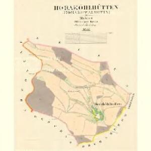 Horaköhlhütten (Horakowalhotta) - m0760-1-001 - Kaiserpflichtexemplar der Landkarten des stabilen Katasters