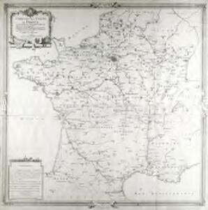 Tableau des villes de France ou les plans des principalles villes du royaume sont exprimés