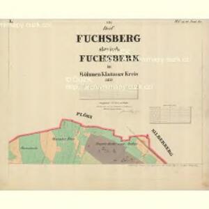 Fuchsberg - c4136-3-001 - Kaiserpflichtexemplar der Landkarten des stabilen Katasters