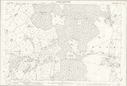 Cheshire LIV.4 (includes: Beeston; Burwardsley; Peckforton; Tattenhall) - 25 Inch Map