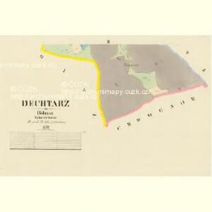 Dechtarž - c1083-1-002 - Kaiserpflichtexemplar der Landkarten des stabilen Katasters