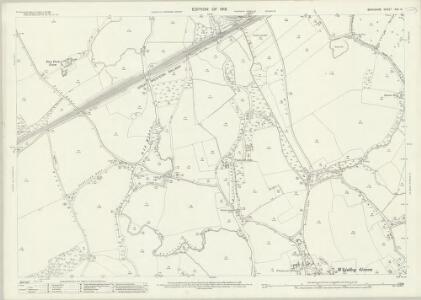 Berkshire XXX.14 (includes: Hurst St Nicholas; Ruscombe; Twyford; Woodley and Sandford) - 25 Inch Map