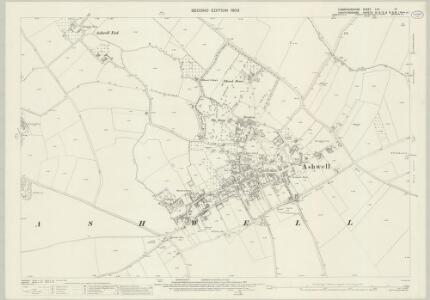 Cambridgeshire LVII.14 (includes: Ashwell; Guilden Morden) - 25 Inch Map