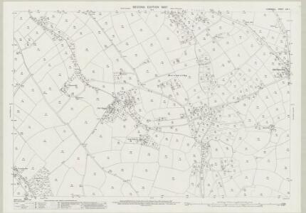 Cornwall LVII.7 (includes: Kenwyn) - 25 Inch Map