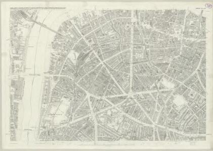 London (First Editions c1850s) XLIV (includes: Lambeth St Mary; Southwark) - 25 Inch Map