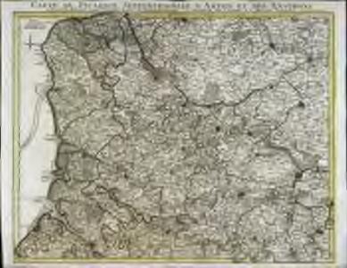 Carte de Picardie septentrionale d'Artois et des environs