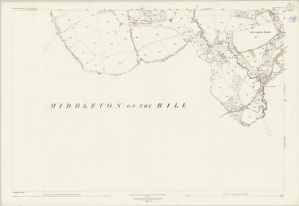 Worcestershire XVIII.12 (includes: Laysters; Little Hereford; Middleton on the Hill; Tenbury) - 25 Inch Map