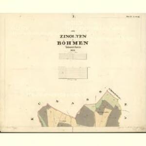 Zinolten - c6849-1-001 - Kaiserpflichtexemplar der Landkarten des stabilen Katasters