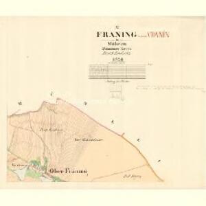 Franing - m3467-1-002 - Kaiserpflichtexemplar der Landkarten des stabilen Katasters