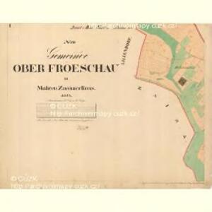 Ober Fröschau - m0770-1-001 - Kaiserpflichtexemplar der Landkarten des stabilen Katasters