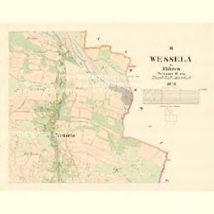 Wessela - m3354-1-002 - Kaiserpflichtexemplar der Landkarten des stabilen Katasters